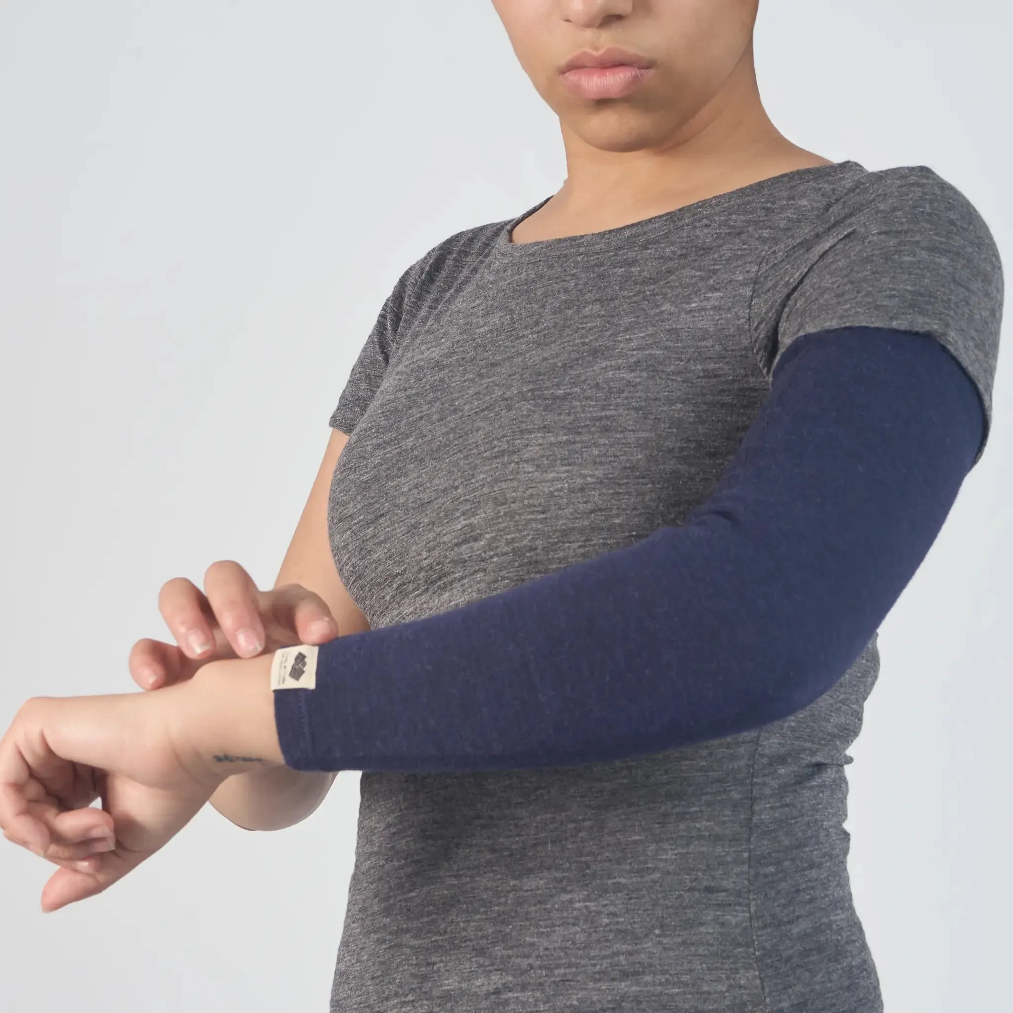 Alpaca Wool Arm Sleeve: 300 Lightweight