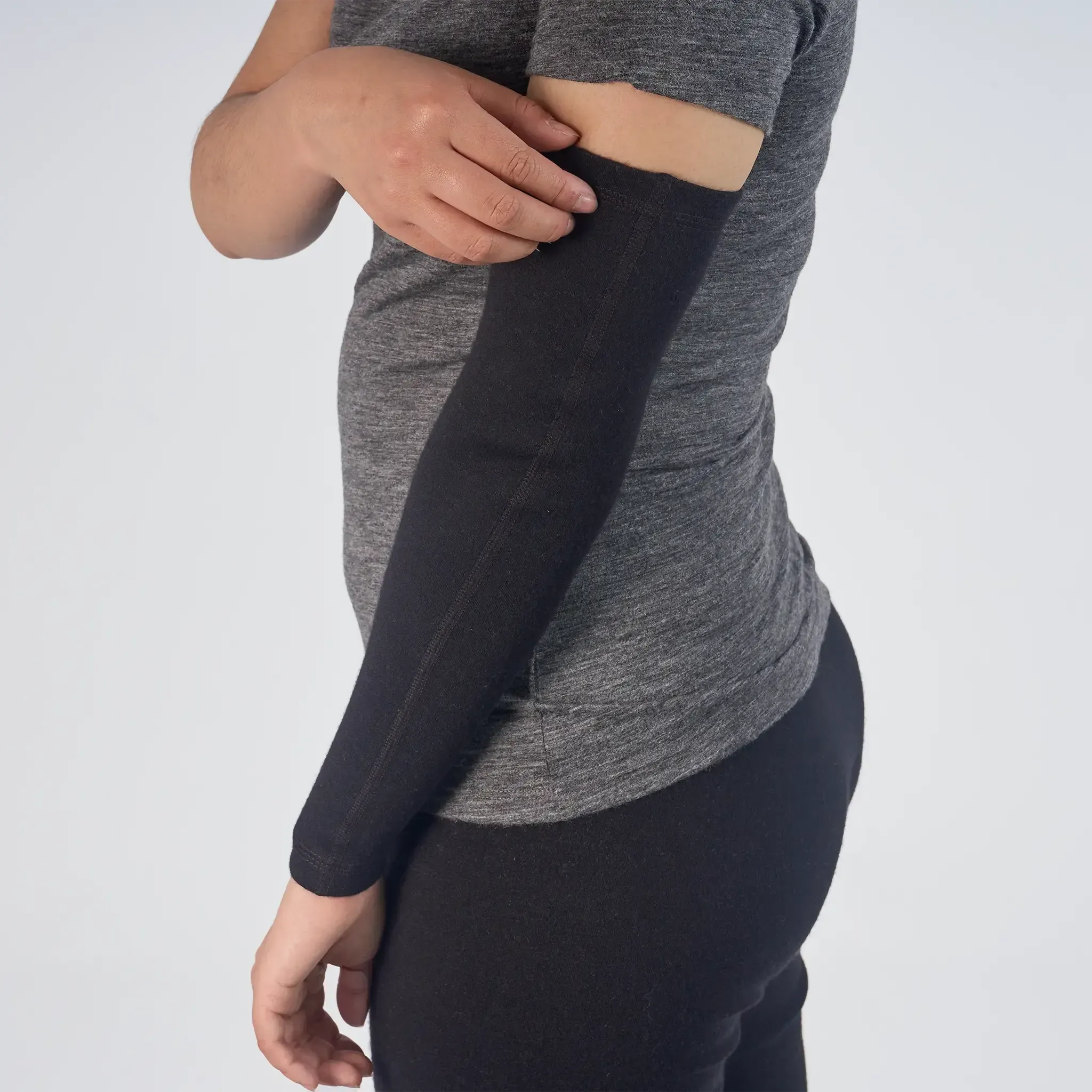 Alpaca Wool Arm Sleeve: 300 Lightweight