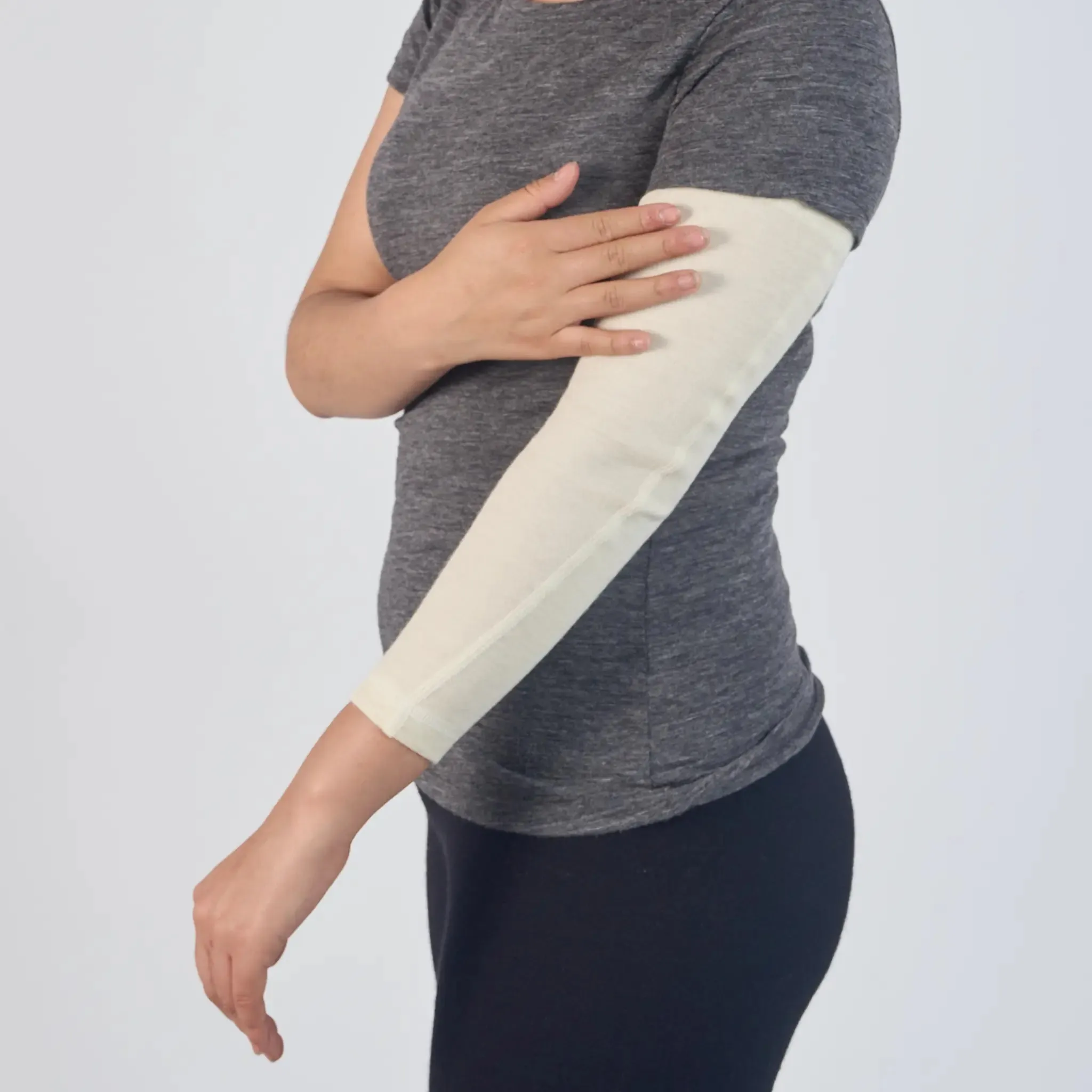 Alpaca Wool Arm Sleeve: 300 Lightweight