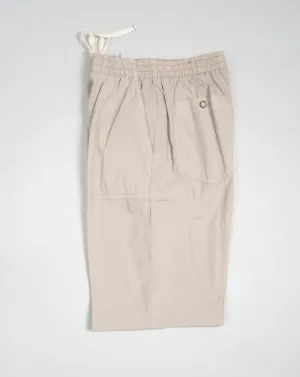 Altea Lightweight Drawstring Fatigue Pants / Beige