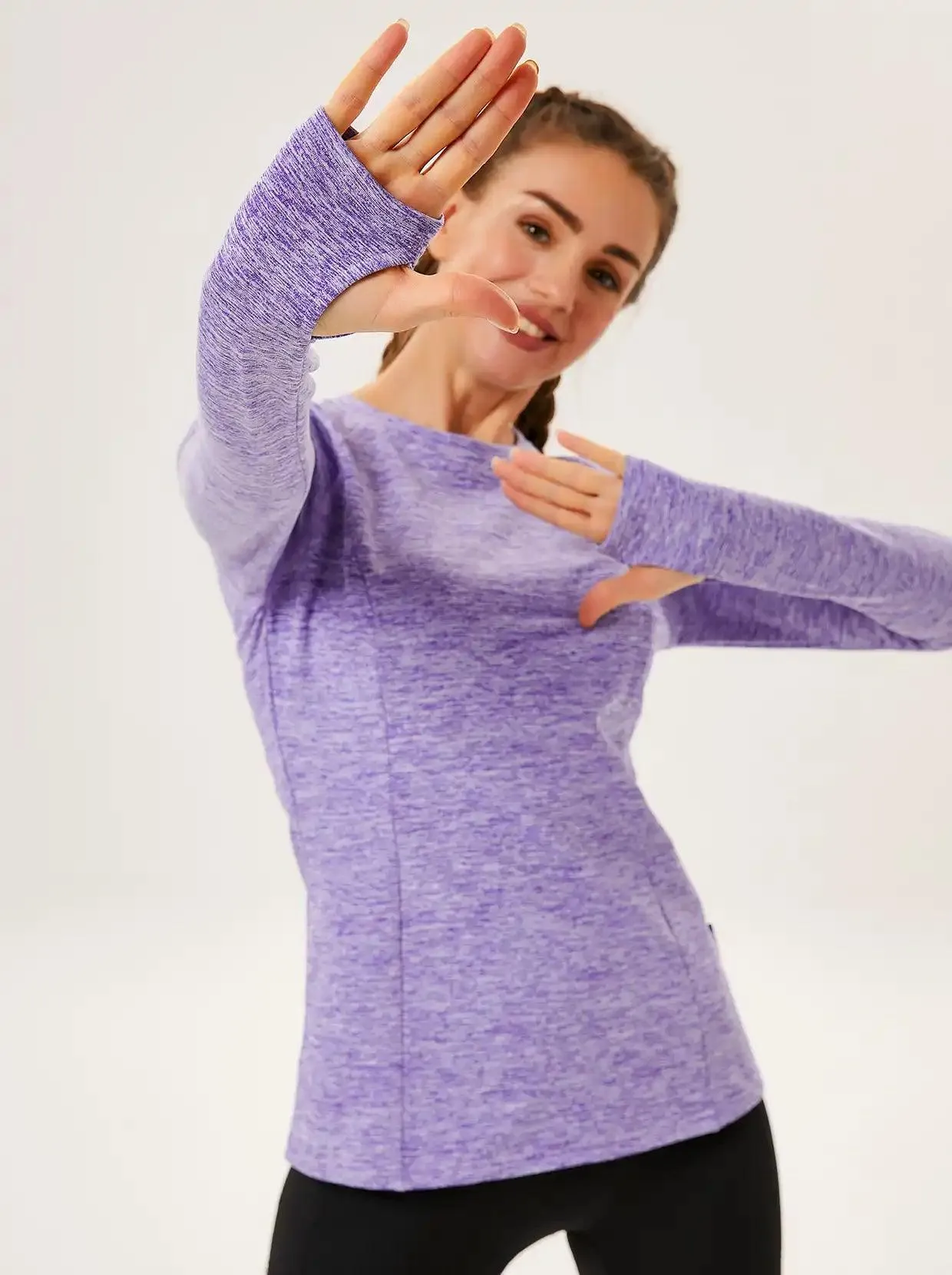 Basic Crew-neck Thermal Underwear for Women