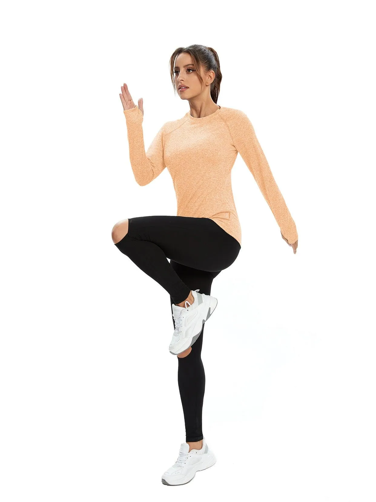 Basic Crew-neck Thermal Underwear for Women