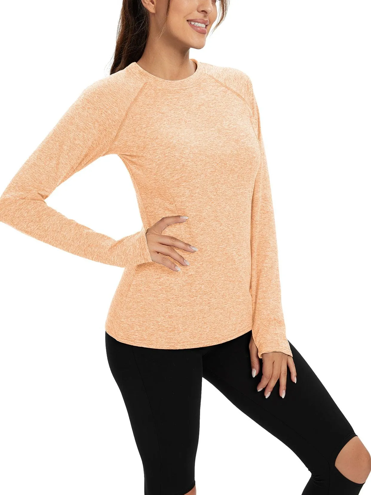 Basic Crew-neck Thermal Underwear for Women