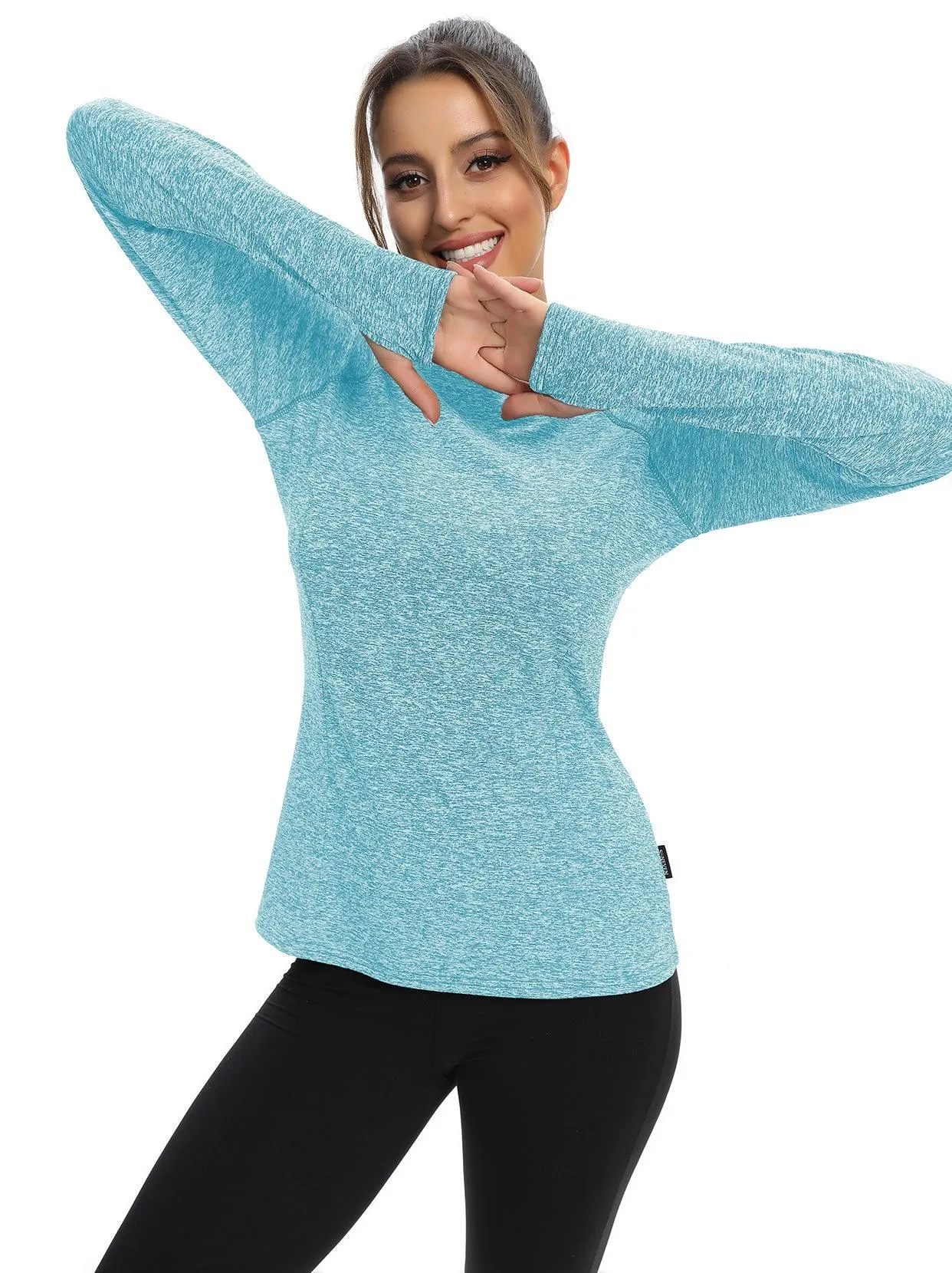 Basic Crew-neck Thermal Underwear for Women