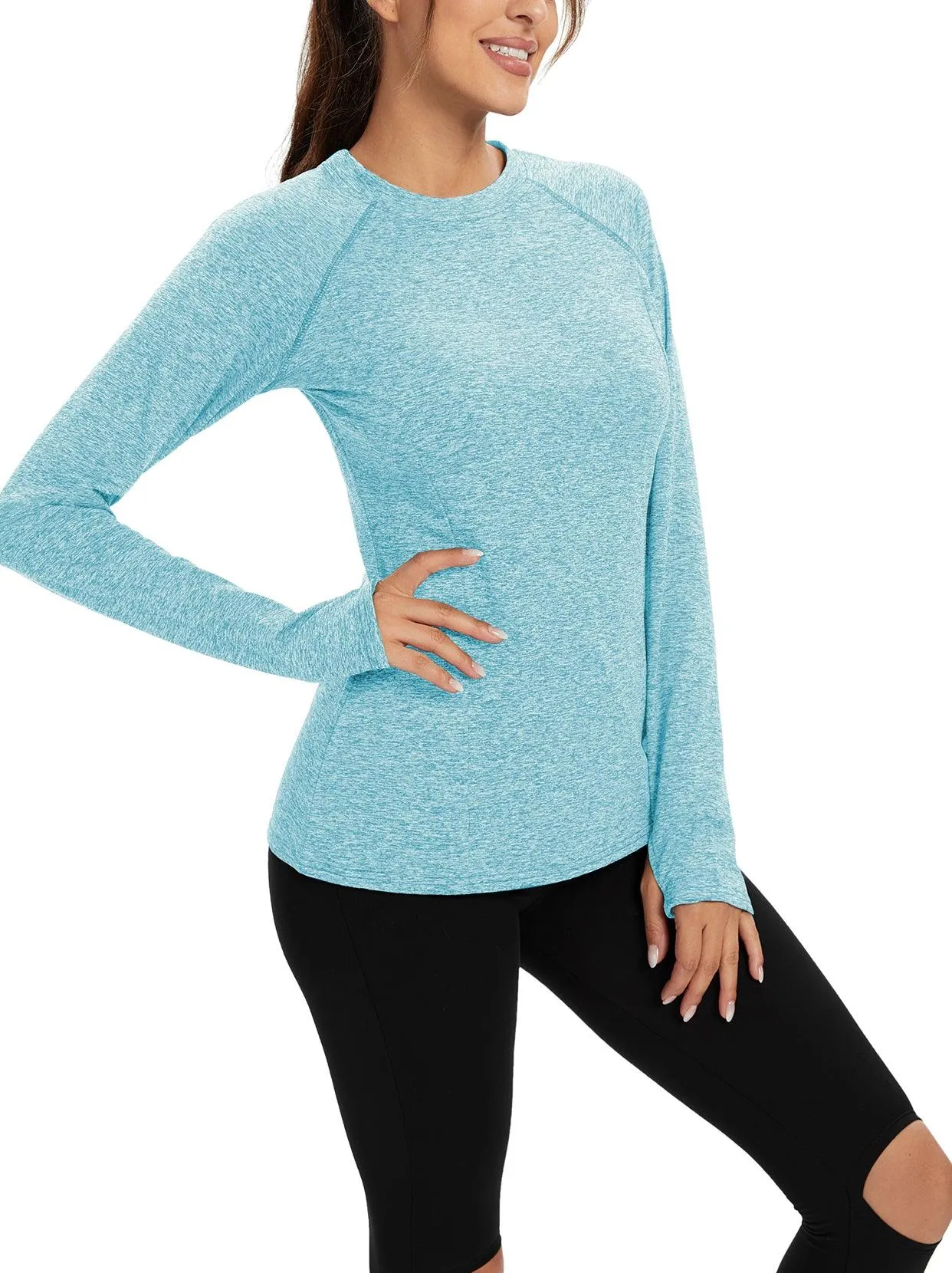 Basic Crew-neck Thermal Underwear for Women