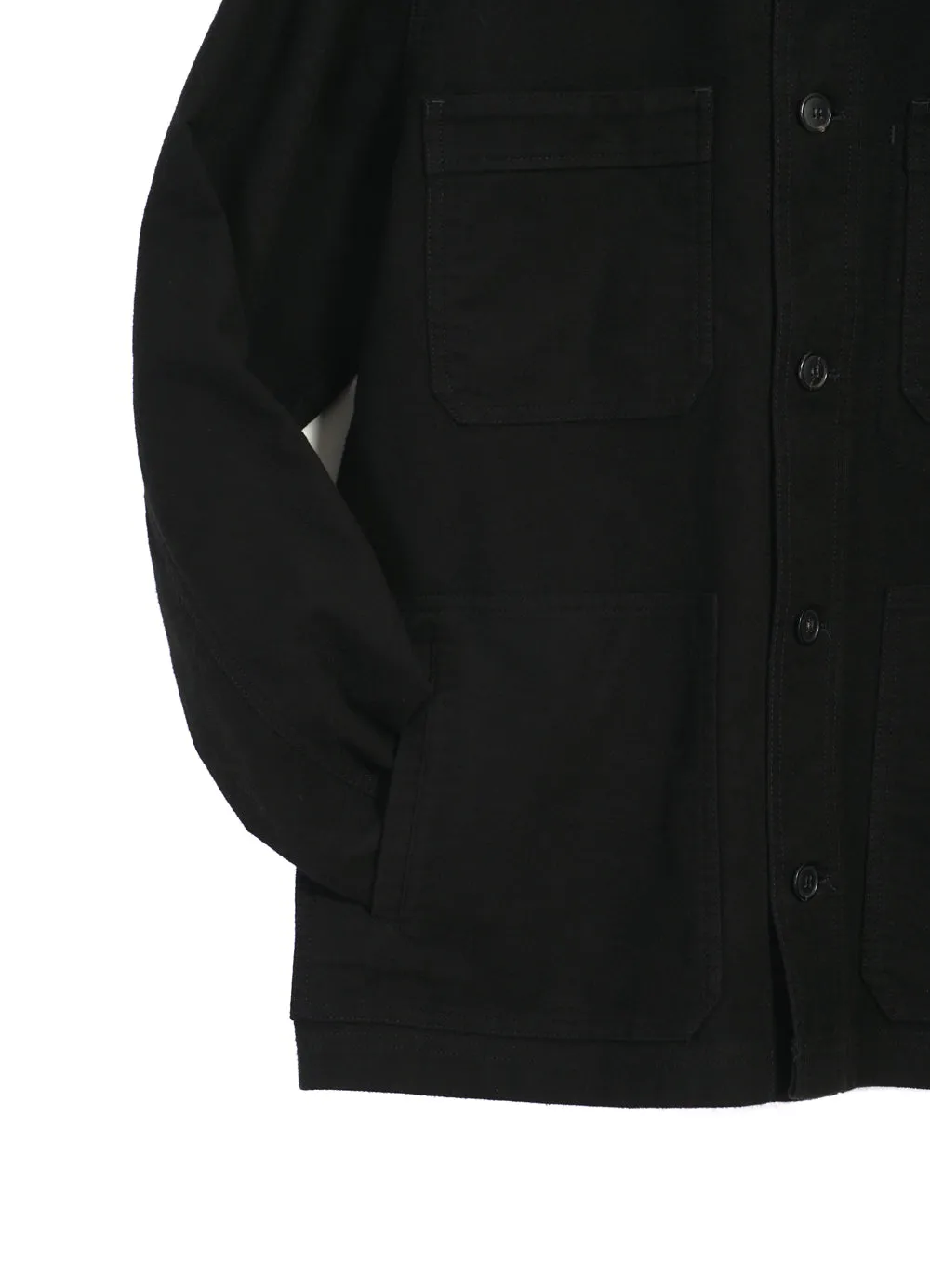 BERTRAM 28-22-2 | Refined Moleskin Work Jacket | Black