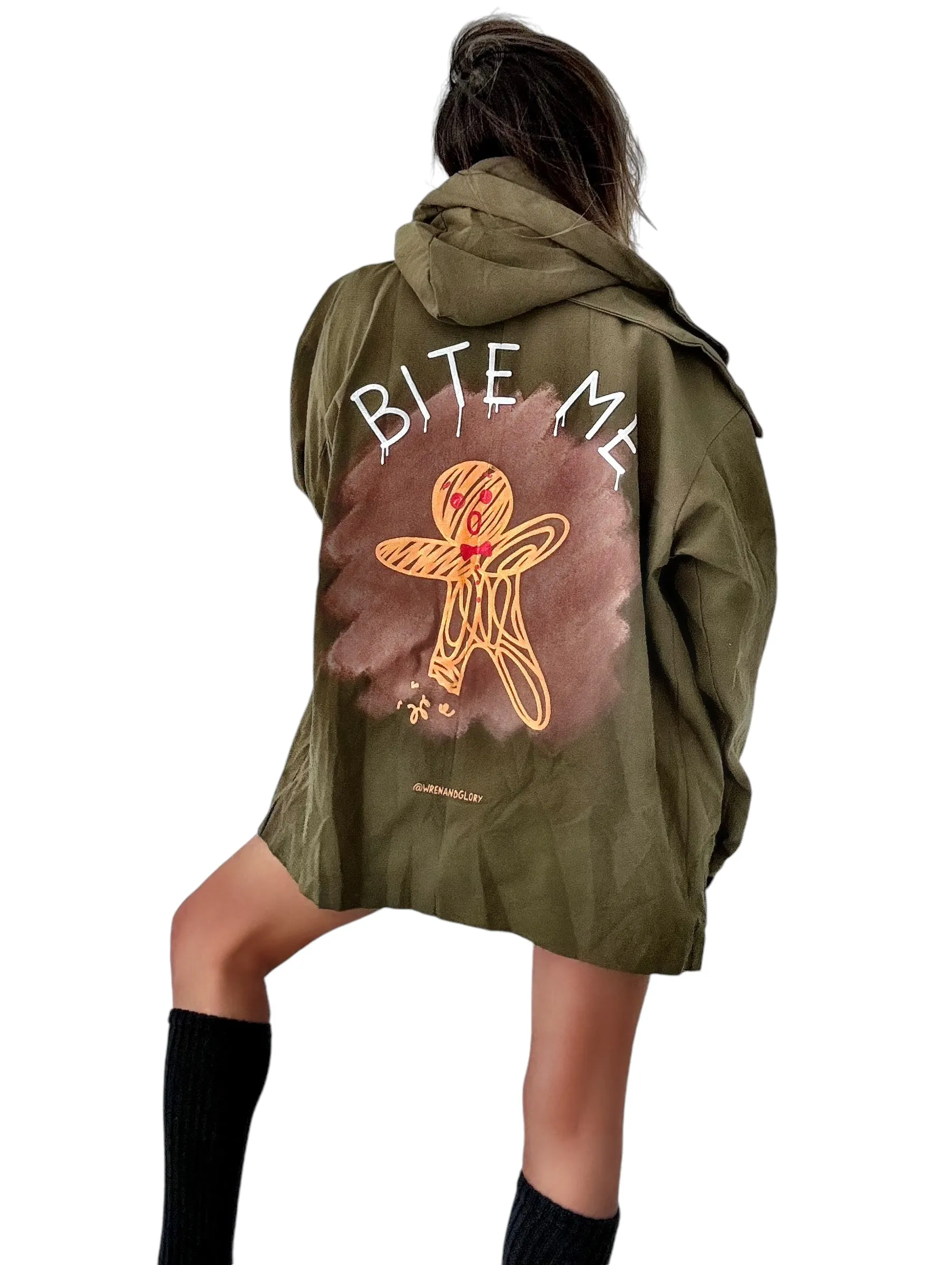 'Bite Me' Hooded Jacket