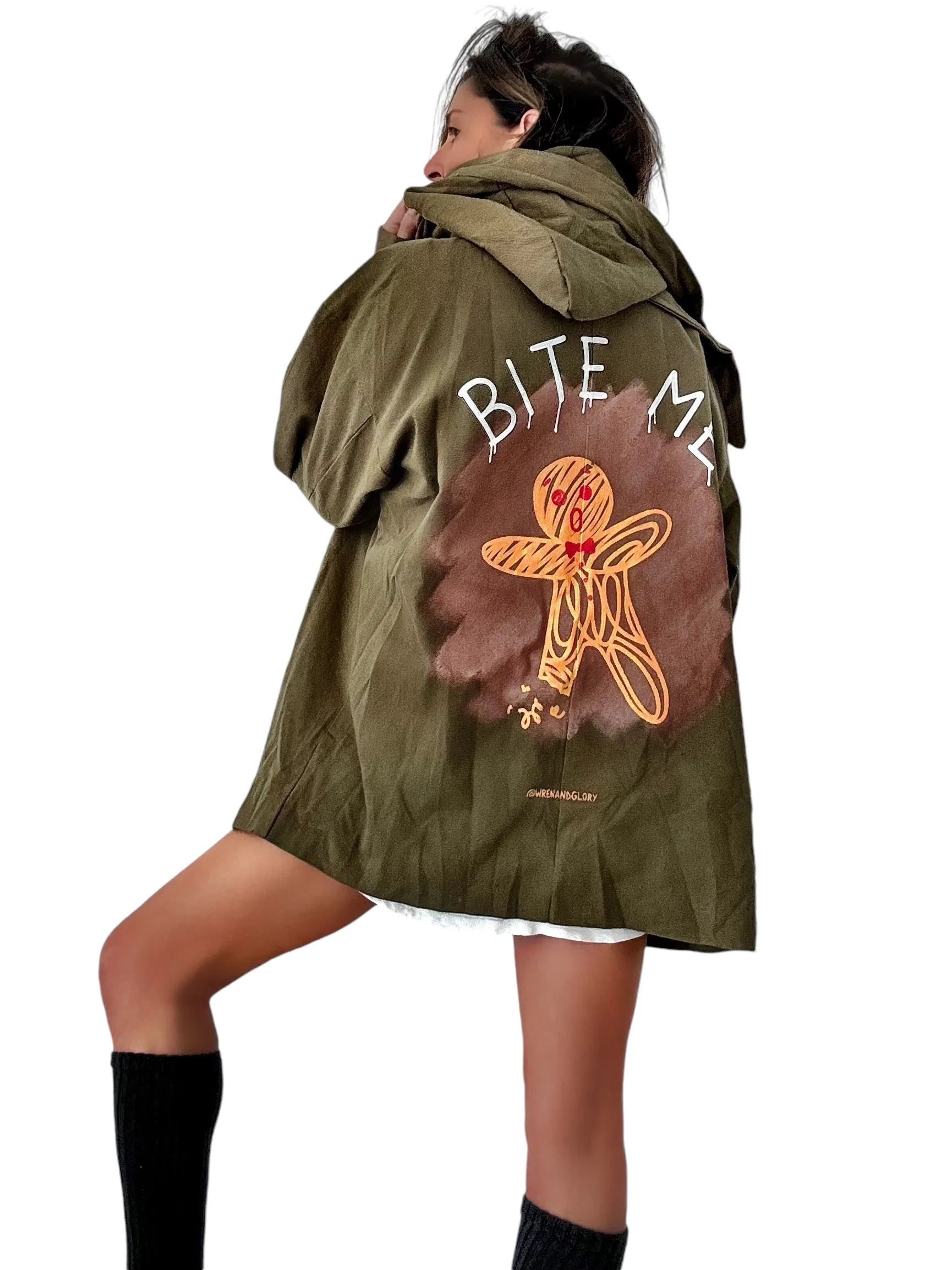 'Bite Me' Hooded Jacket