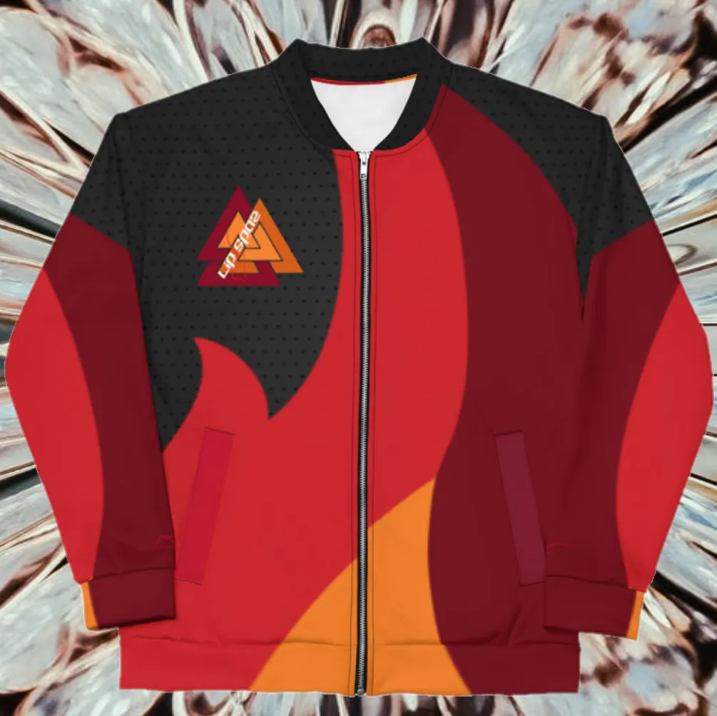 Black & Red Bomber Jacket