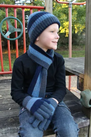 CHILD'S STRIPE RIB BEANIE