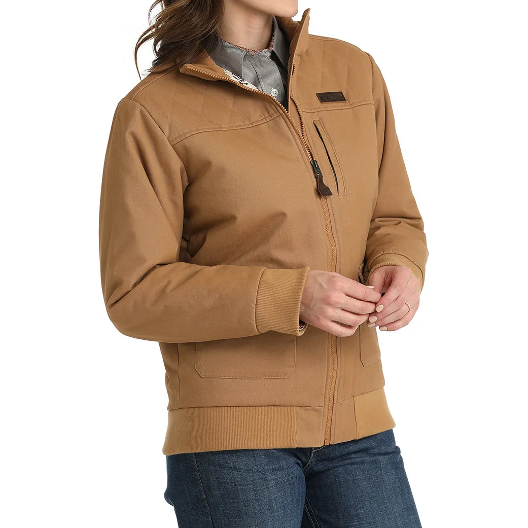 Cinch Women's Canvas Bomber Jacket