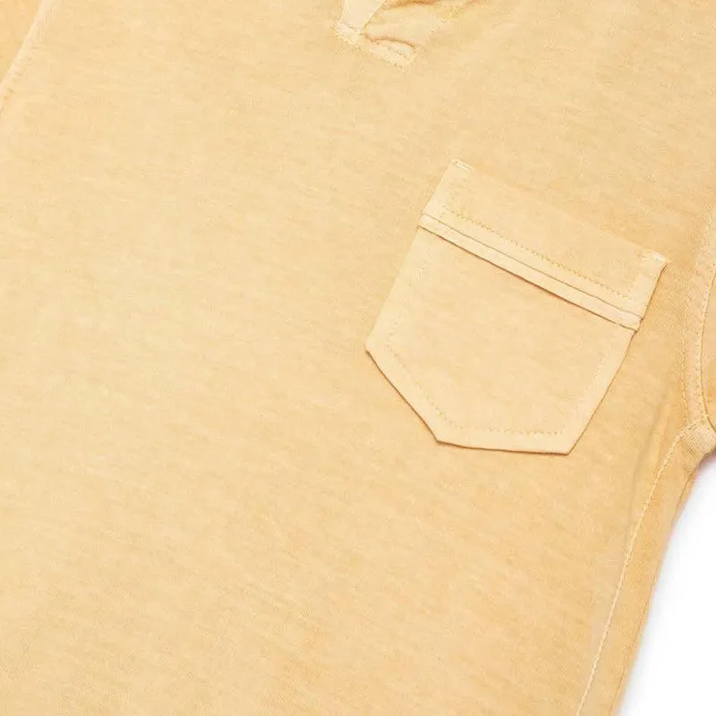 Cotton Twill Tee Shirt for Kids | Yellow