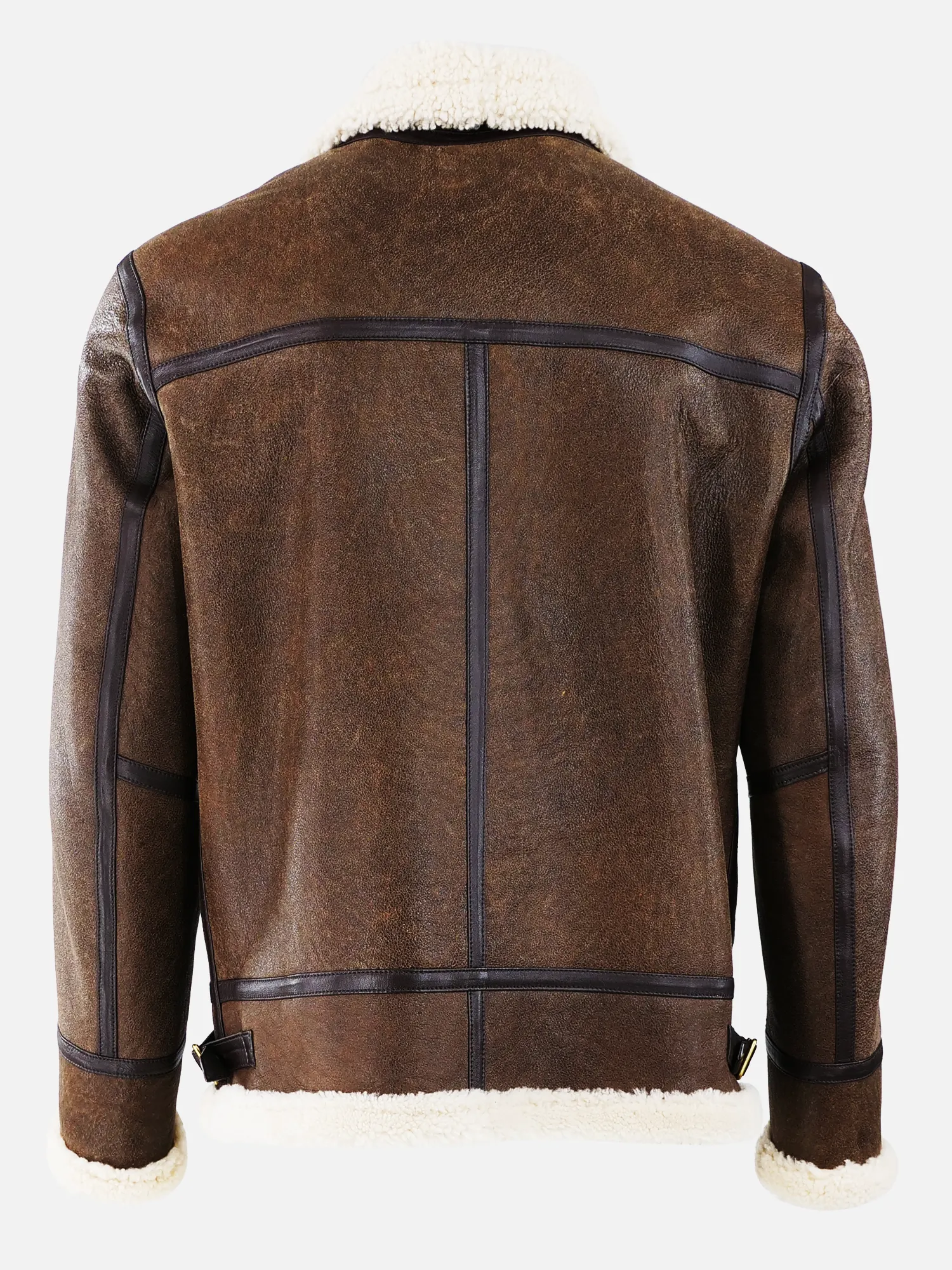 Edward Mens Bomber - Nappa Lamb Crack Washed - Man - Brown