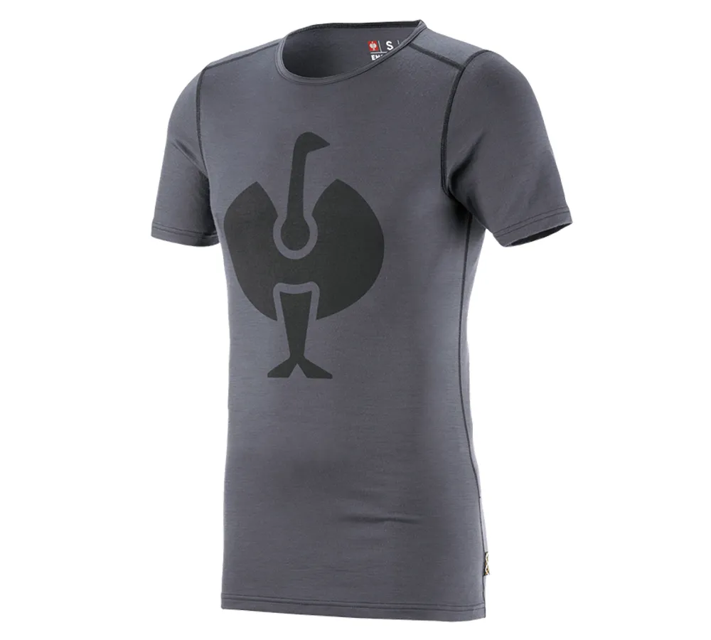 e.s. T-shirt Merino, men's