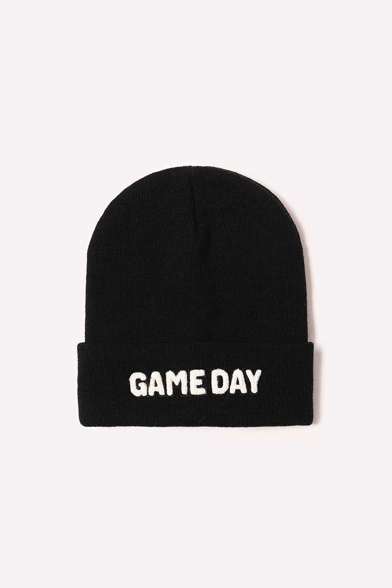 FWBB2191 - Game Day Chenile Patch Beanie