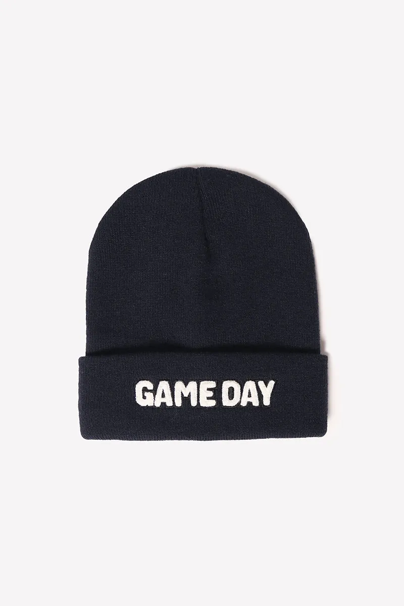 FWBB2191 - Game Day Chenile Patch Beanie