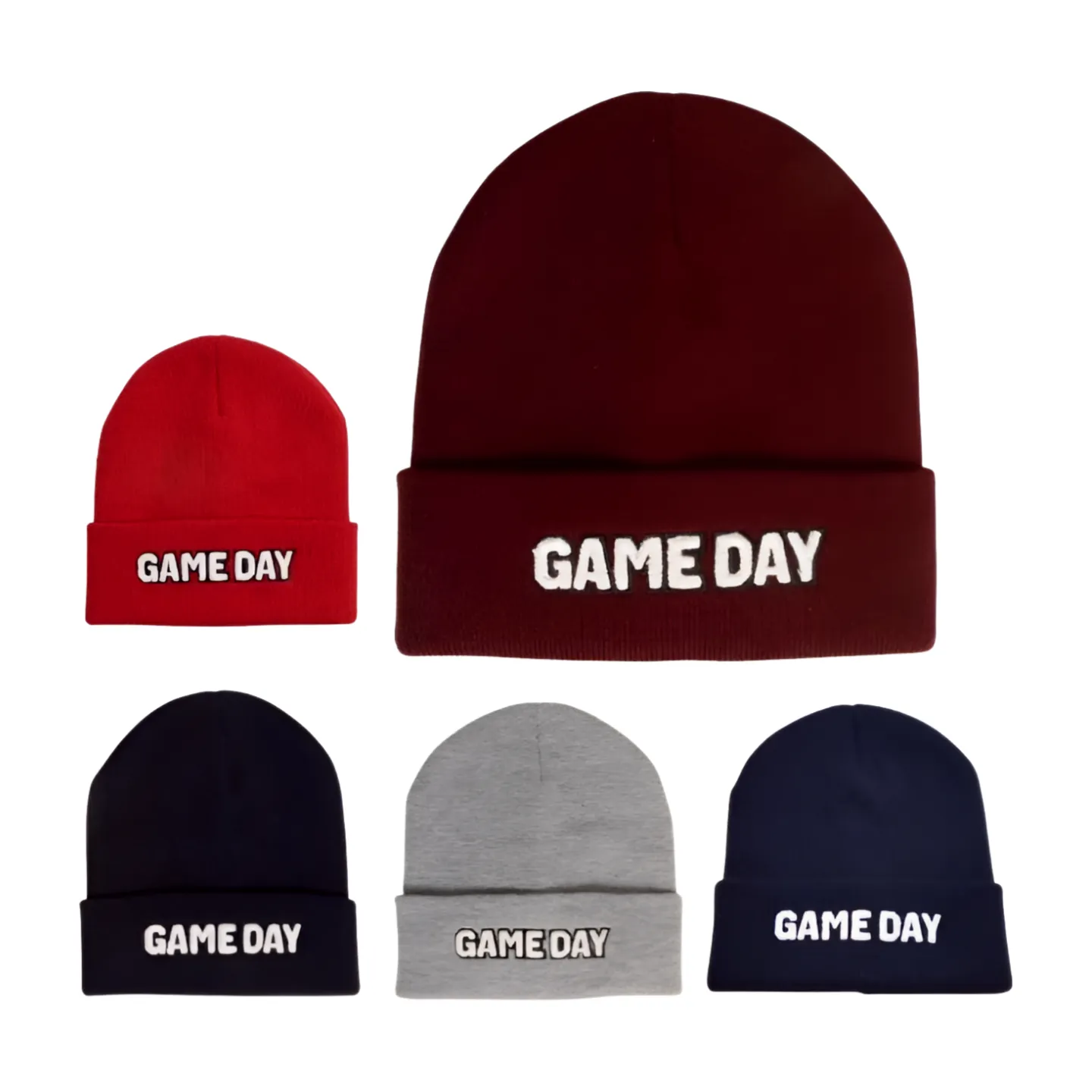 FWBB2191 - Game Day Chenile Patch Beanie