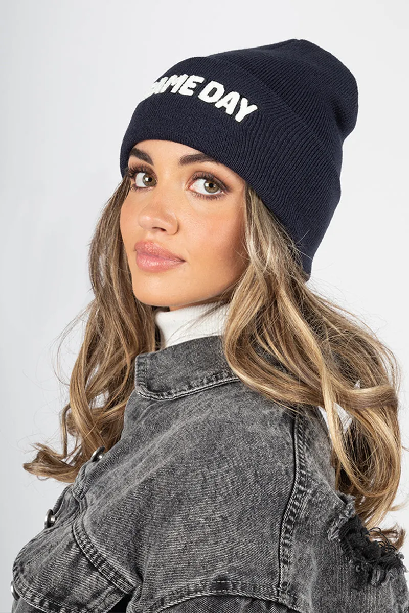 FWBB2191 - Game Day Chenile Patch Beanie