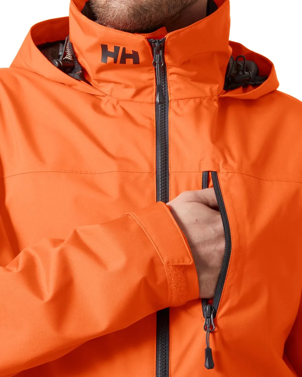 Helly Hansen Mens Crew Hooded Jacket 2.0