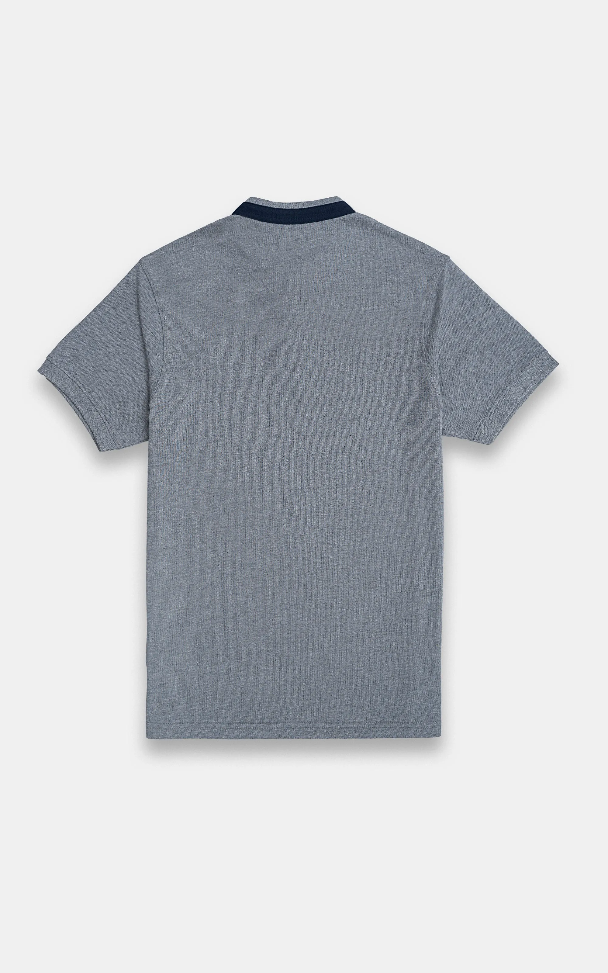 HENLEY T-SHIRT HEATHER GREY