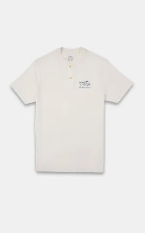 HENLEY T-SHIRT OFF WHITE