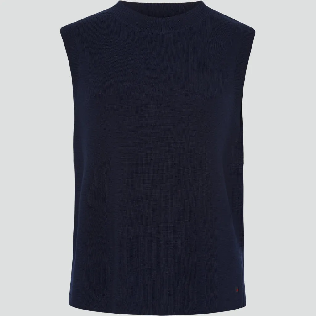 Lera Knit Vest - Dark Navy