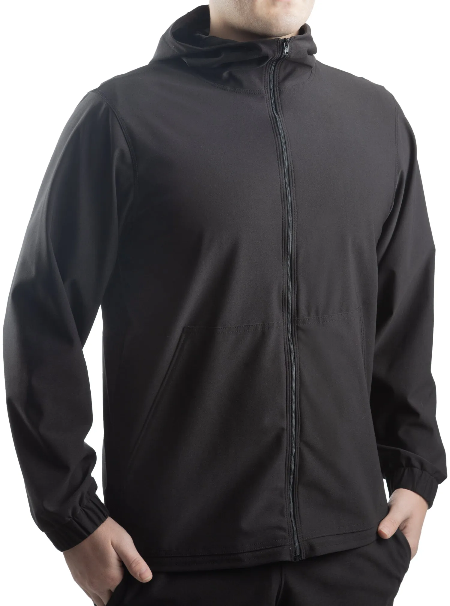 Lightweight Full Zip Rain Jacket