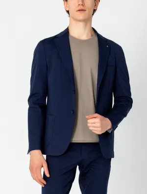 Lightweight Patch Pocket Jacket - Navy