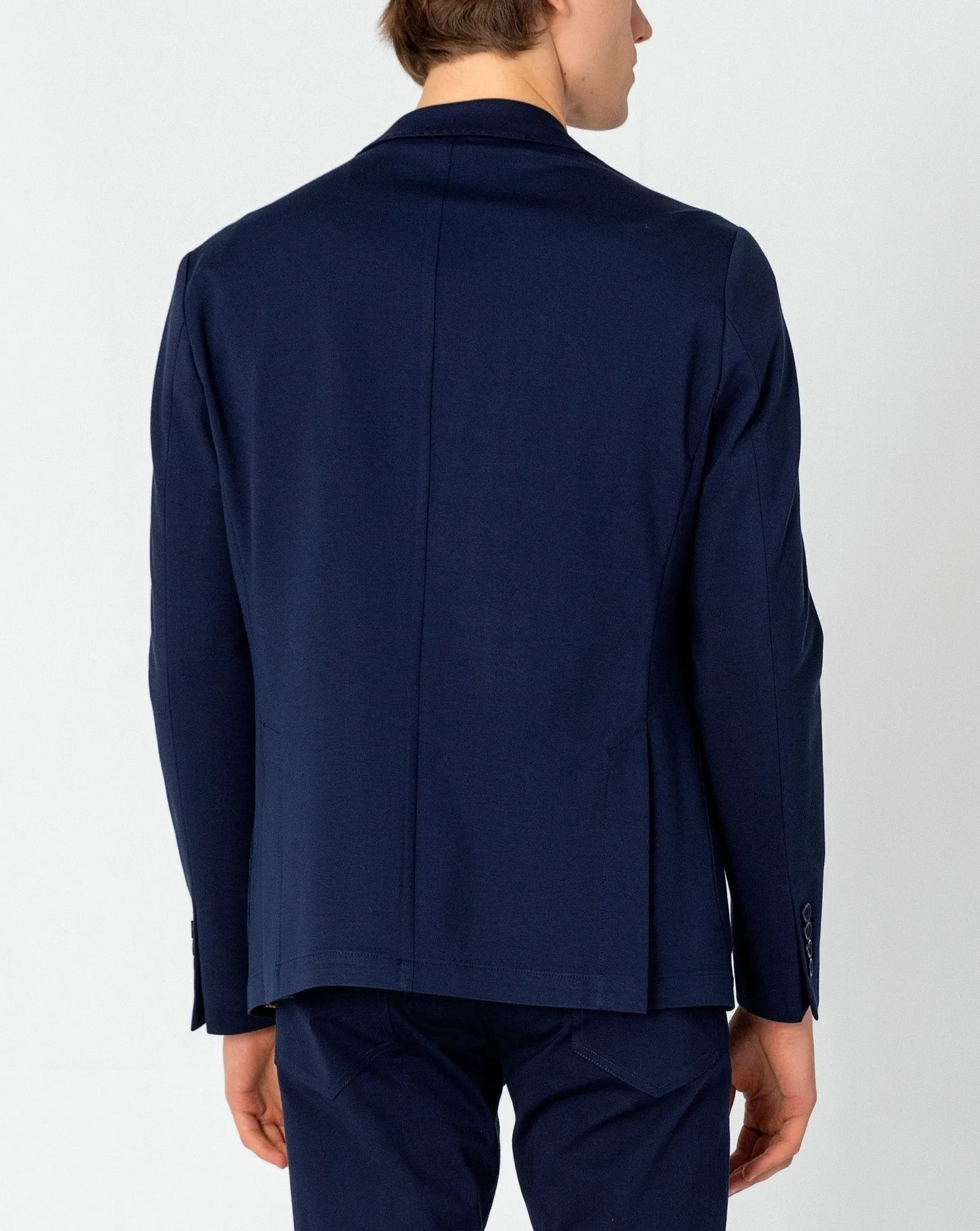 Lightweight Patch Pocket Jacket - Navy