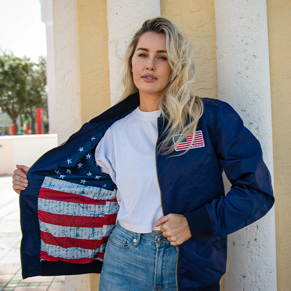 Limited Edition Bomber Jacket | Party in the USA | Navy PreOrder