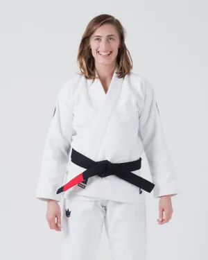 Limited Edition - The ONE Women's Jiu Jitsu Gi - Smoke Blue - White