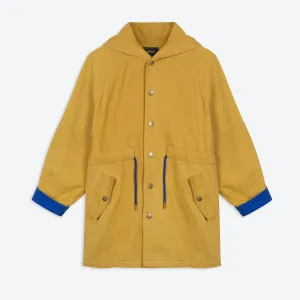 Lowie Cotton Drill Ochre Hooded Jacket