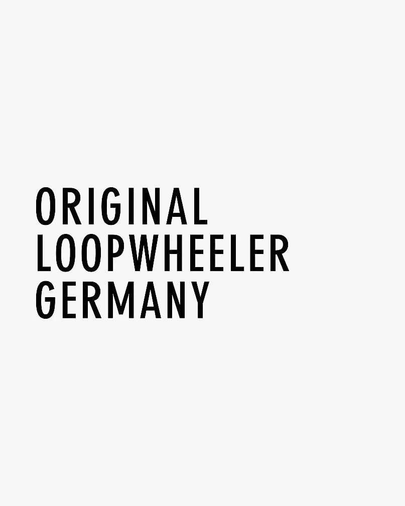 Merz B Schwanen Good Originals 102 5.5oz Loopwheeled Henley - Charcoal