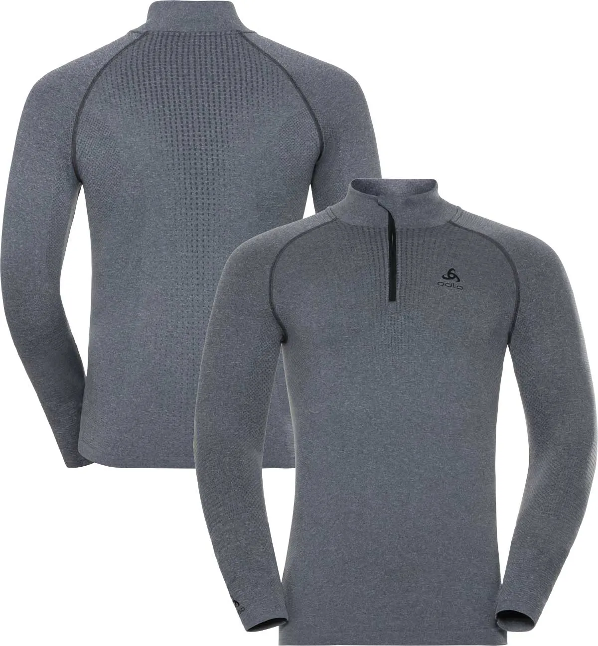 ODLO Men's Performance Warm Long Sleeve Seasonal Colour Half Zip {O-196222}