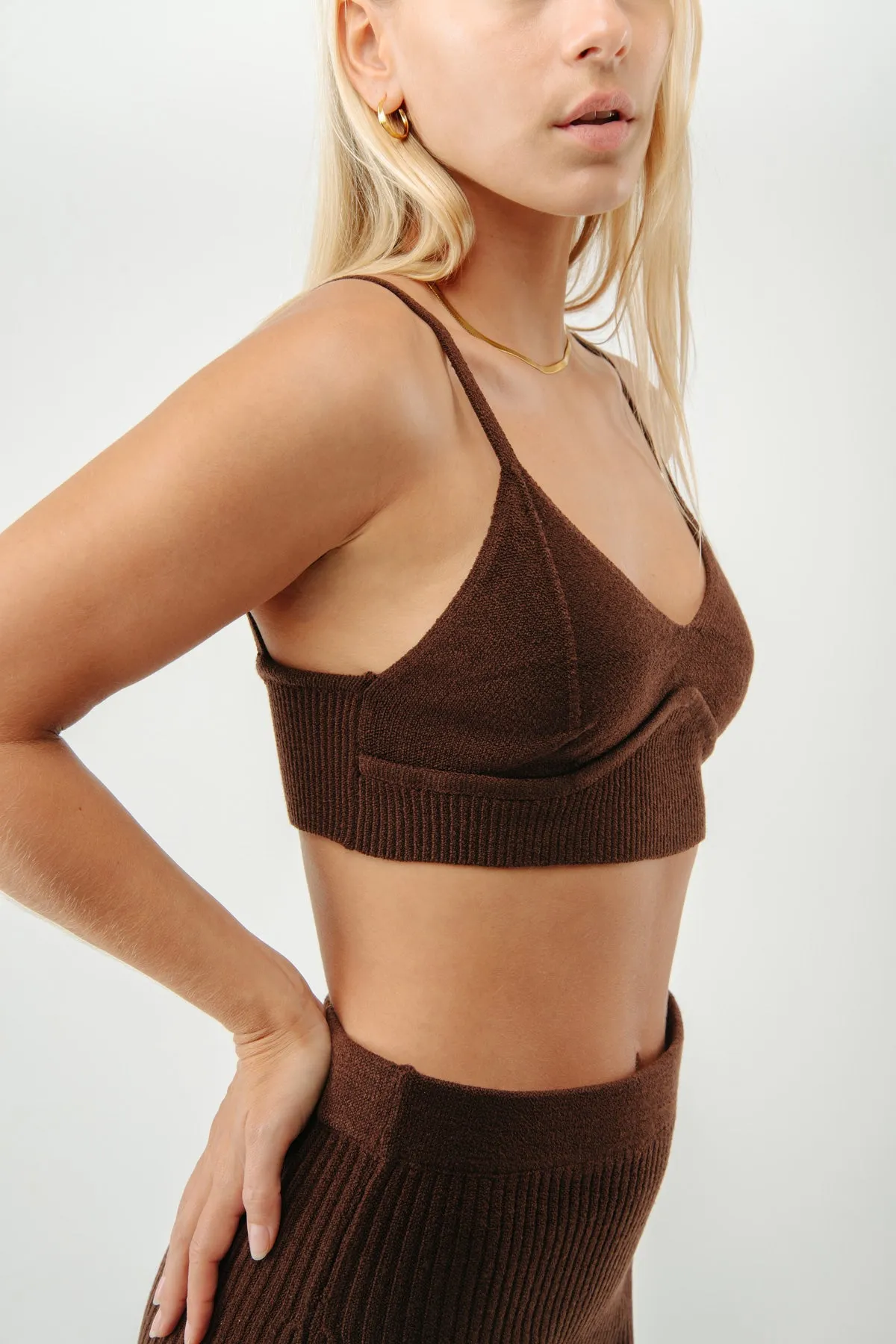 Pacific Knit Top Choco