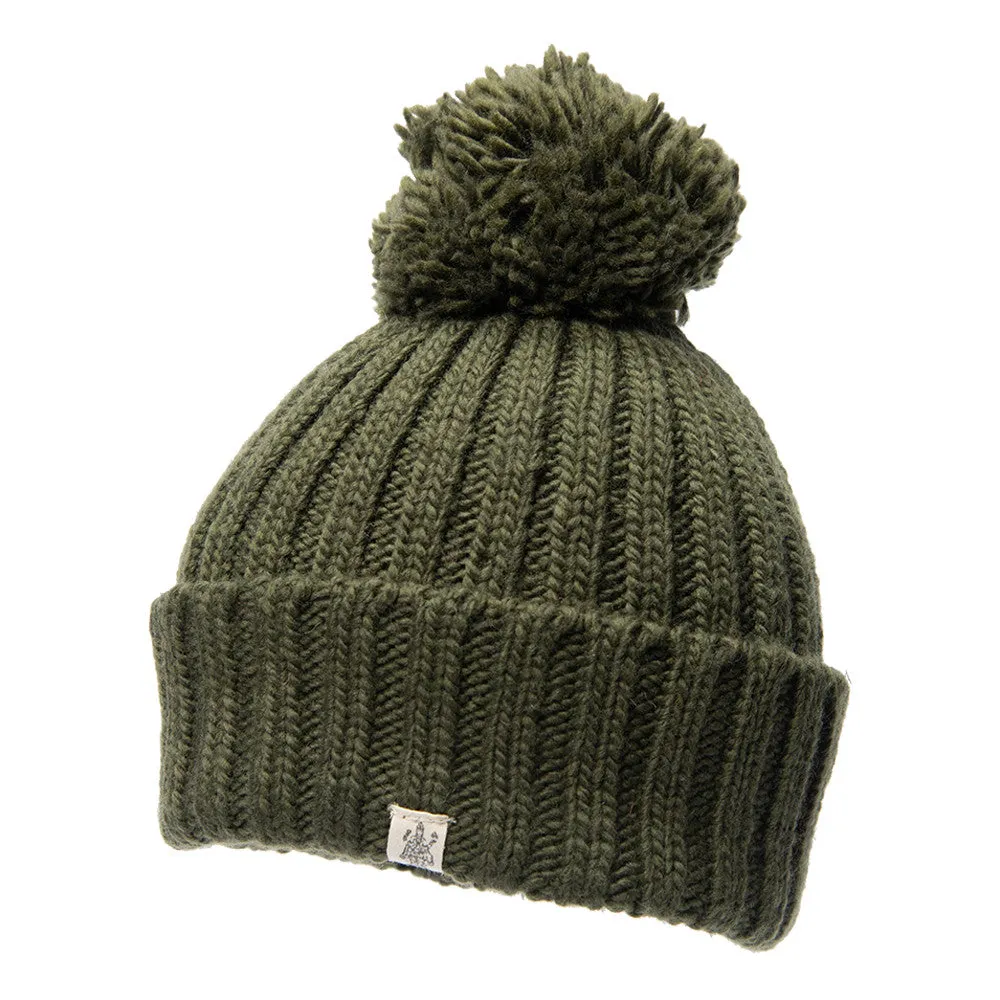 Park Fold Rib Pom Beanie