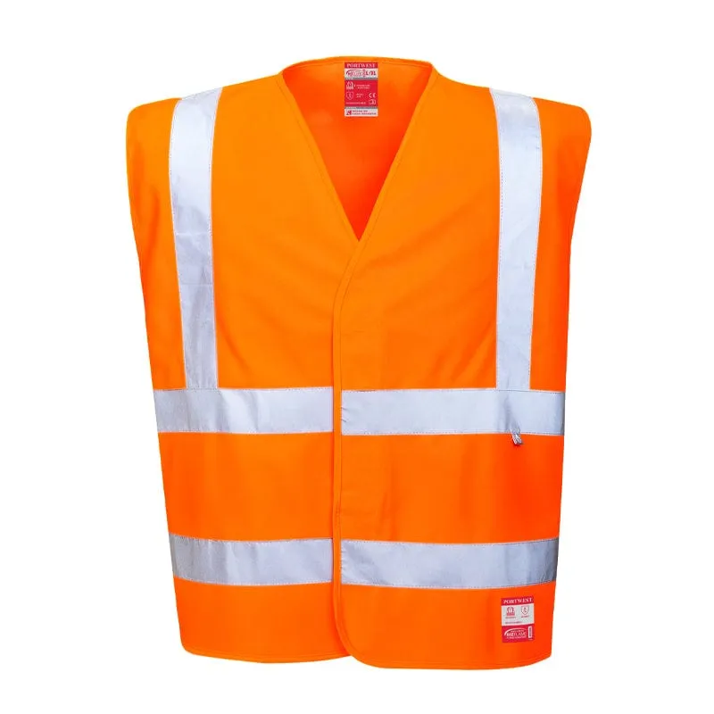 Portwest Hi-Vis Anti-Static Vest Flame Resistant FR71