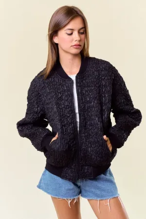 Rae Quilted Bom ber Jacket