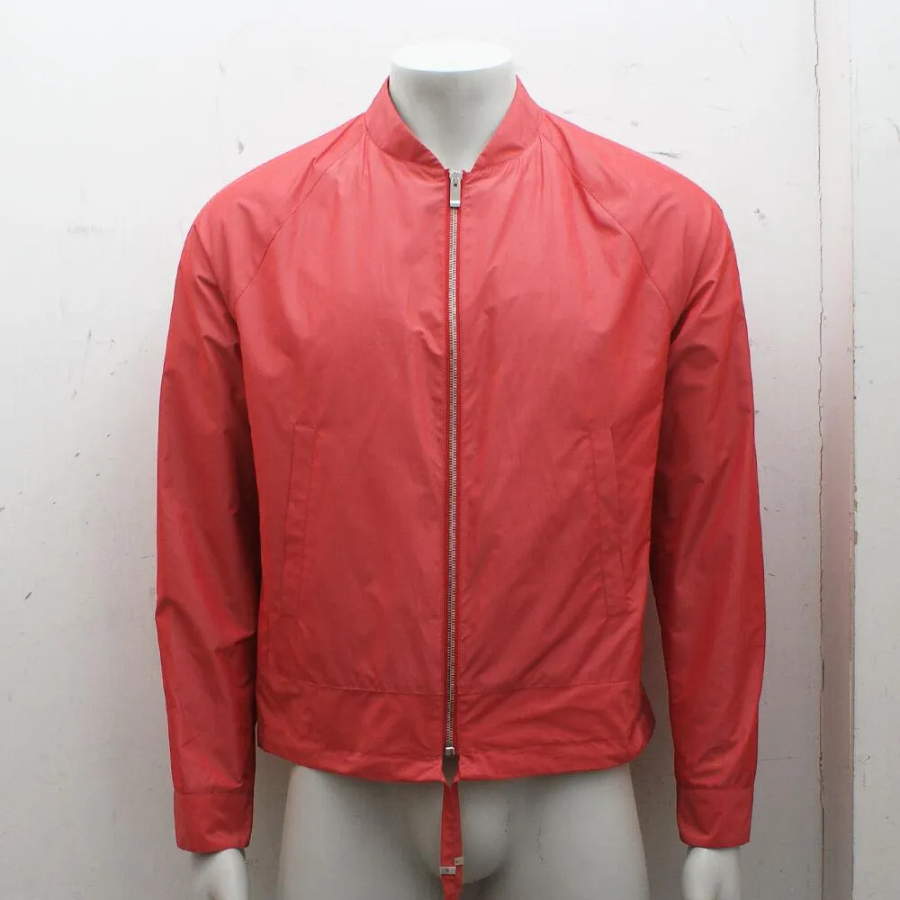 Red Lightweight Bomber Jacket