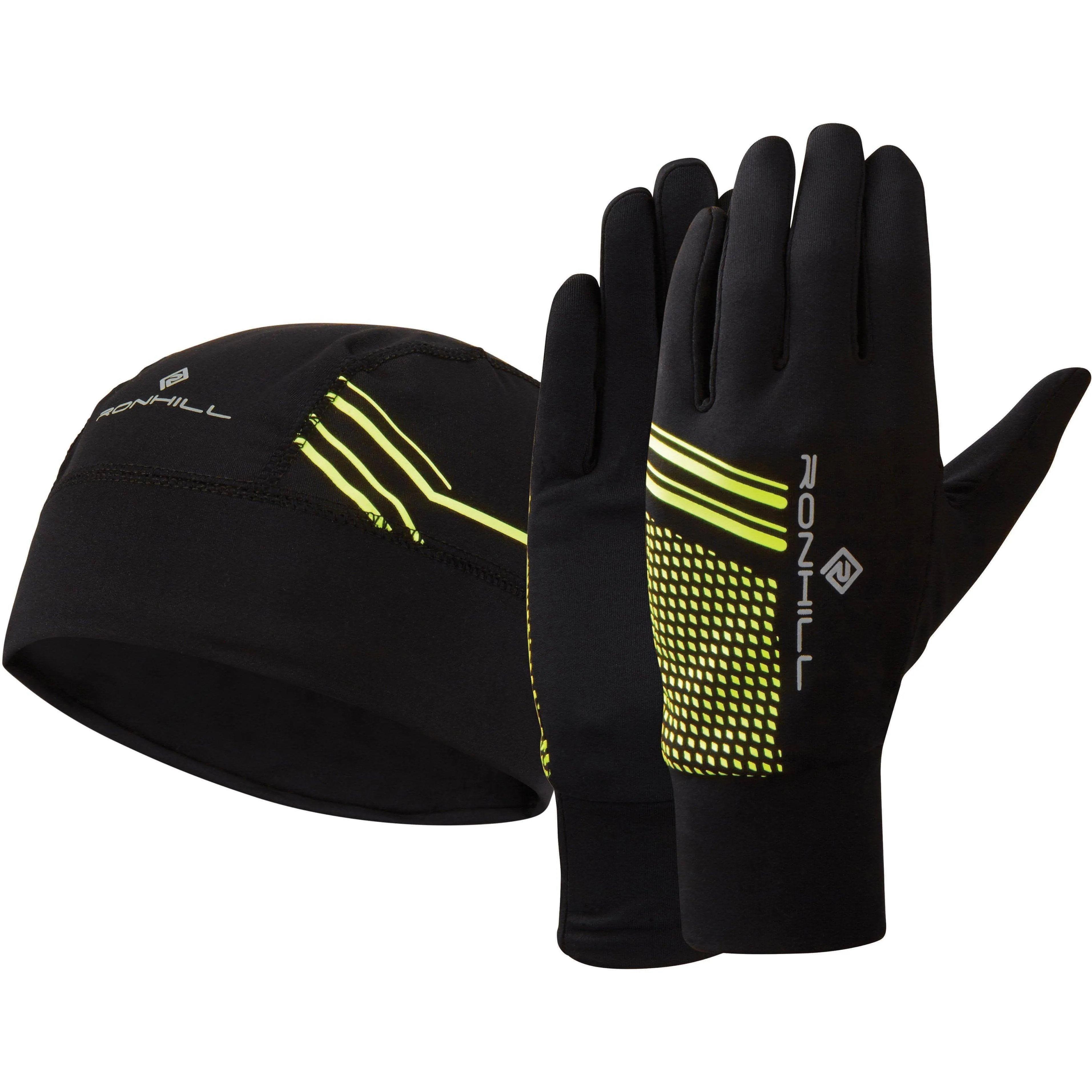 Ronhill Beanie And Glove Set - Black