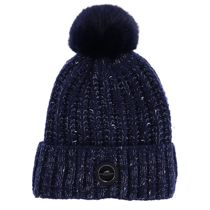 Schockemohle Ladies Melange Beanie Deep Night