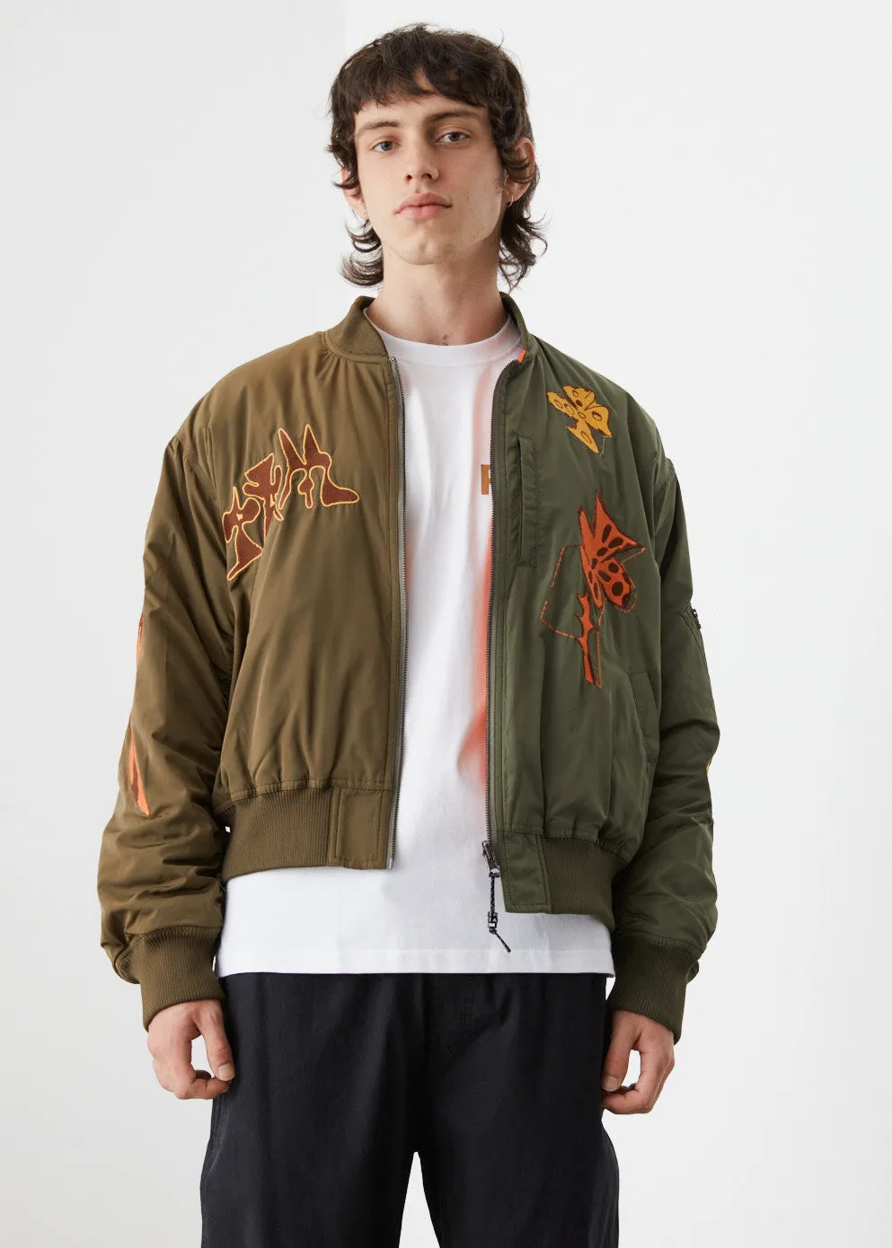 Space Split Bomber Jacket