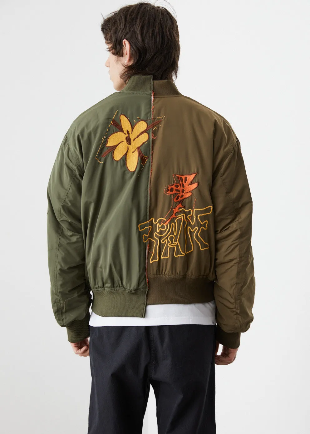 Space Split Bomber Jacket