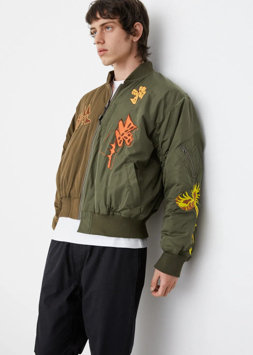 Space Split Bomber Jacket