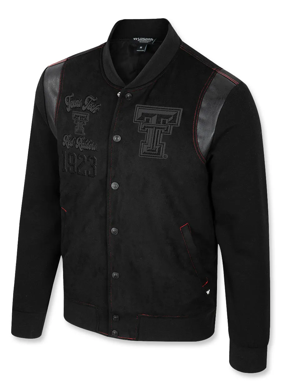 Texas Tech Arena Suede Fleece Bomber Jacket