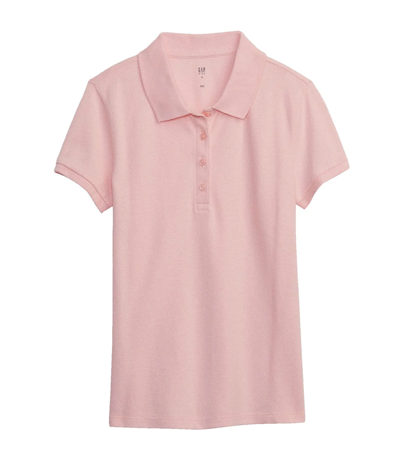 Uniform Stretch Pique Polo Shirt - Light Shell Pink