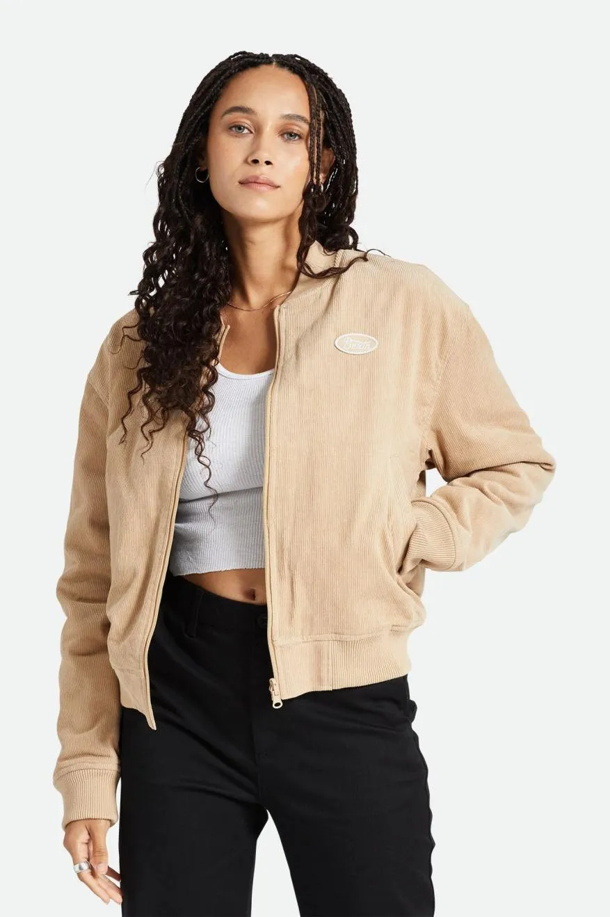 Utopia Reversible Bomber Jacket - Sesame